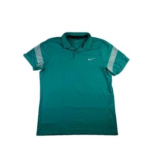 Nike Golf Men's Turquoise Polo Shirt Size XL